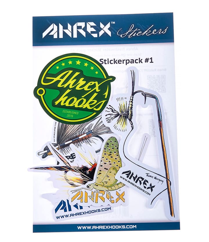 Ahrex Hooks Ahrex Freshwater Sticker Pack #1 5 Flue Klistremerker Fra Ahrex Ahrex Hooks