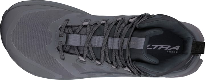 Altra Men's Lone Peak 9 Waterproof Mid Black/Gray Altra