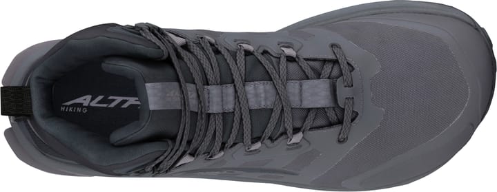 Altra Men's Lone Peak 9 Waterproof Mid Black/Gray Altra