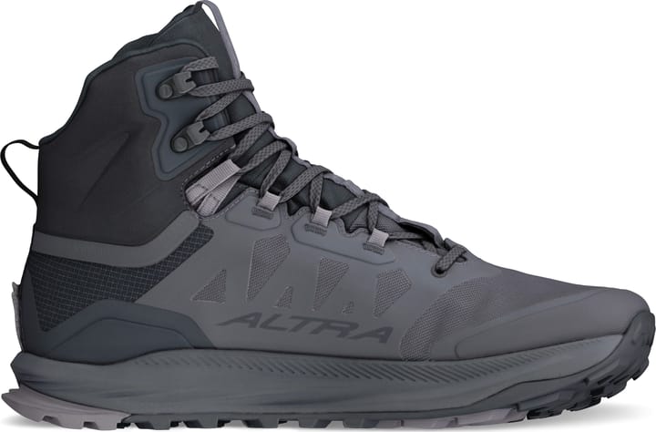 Altra Men's Lone Peak 9 Waterproof Mid Black/Gray Altra