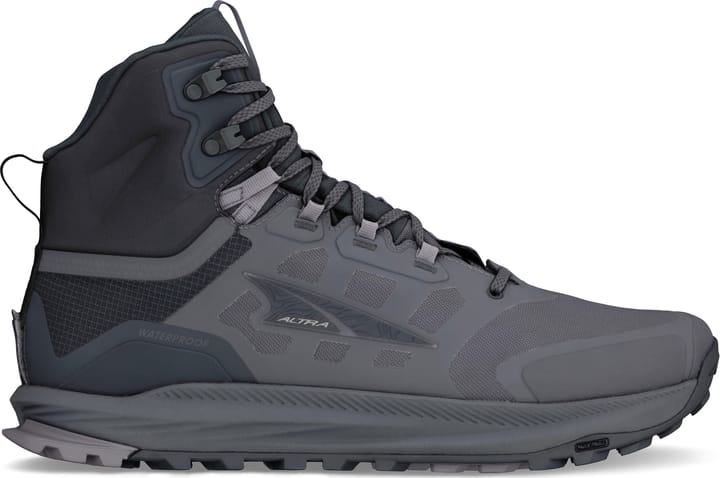 Altra Men's Lone Peak 9 Waterproof Mid Black/Gray Altra