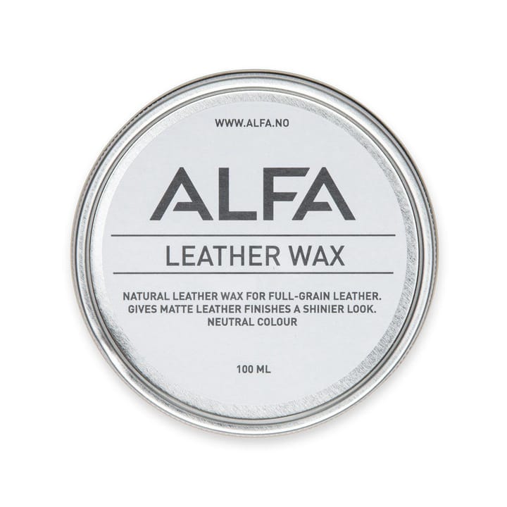 Alfa Alfa Leather Wax NoColour Alfa