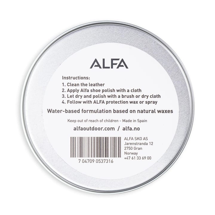 Alfa Alfa Shoe Care Polish Brown Alfa