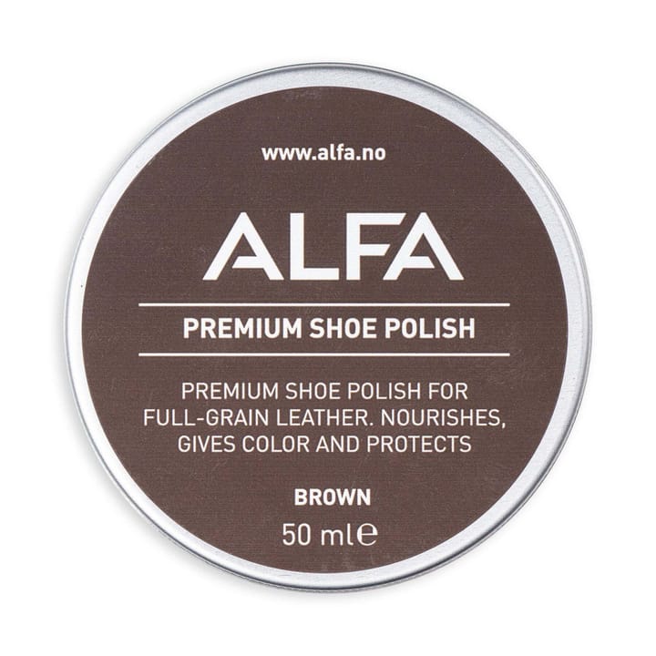 Alfa Alfa Shoe Care Polish Brown Alfa