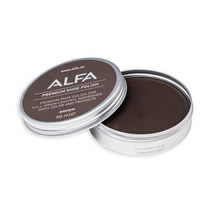 Alfa Alfa Shoe Care Polish Brown Alfa