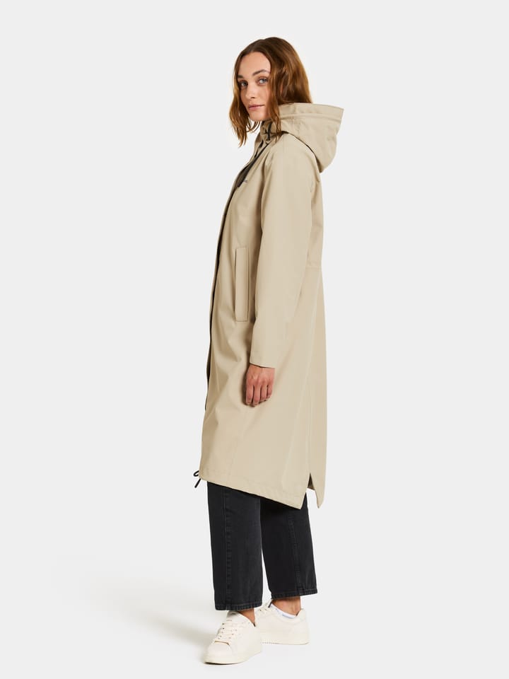 Didriksons Women's Alice Parka Long 2 Clay Beige Didriksons