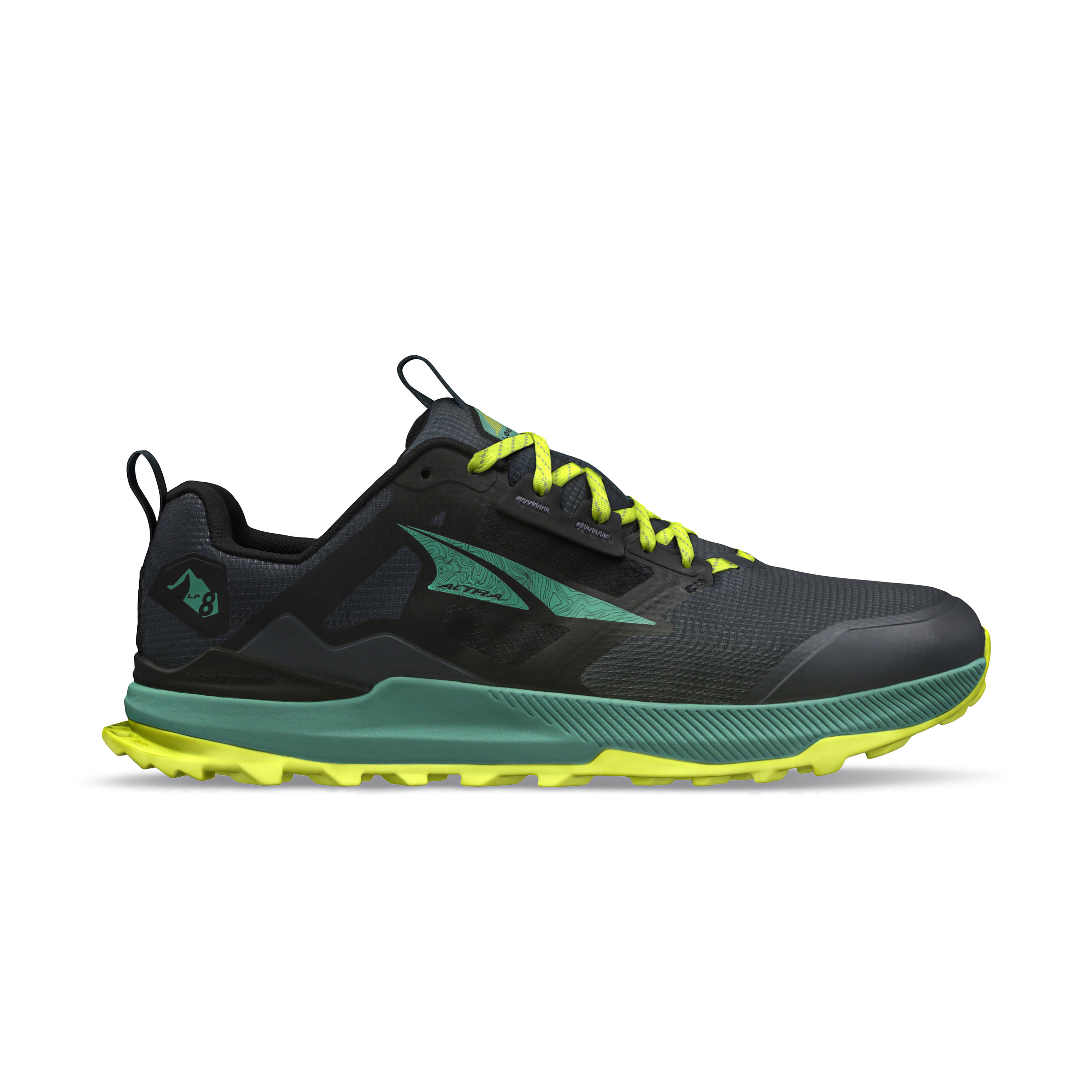 Altra Men’s Lone Peak 8 Black/Green