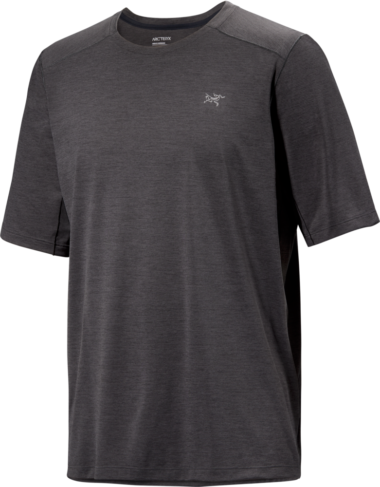 Arc’teryx Men’s Cormac Crew Short Sleeve Black Heather