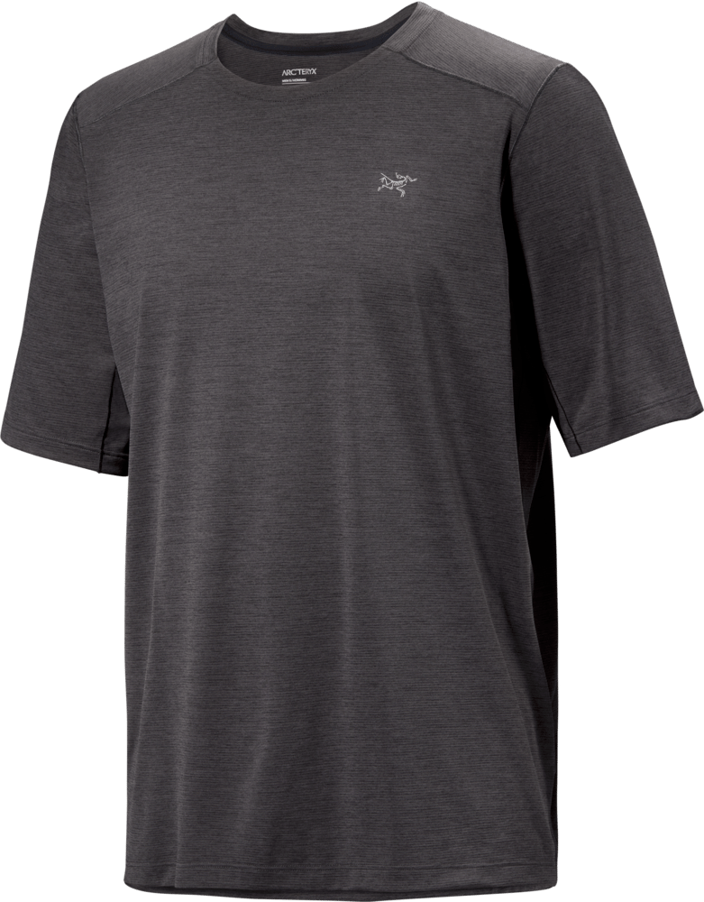 Arc'teryx Men's Cormac Crew Short Sleeve Black Heather