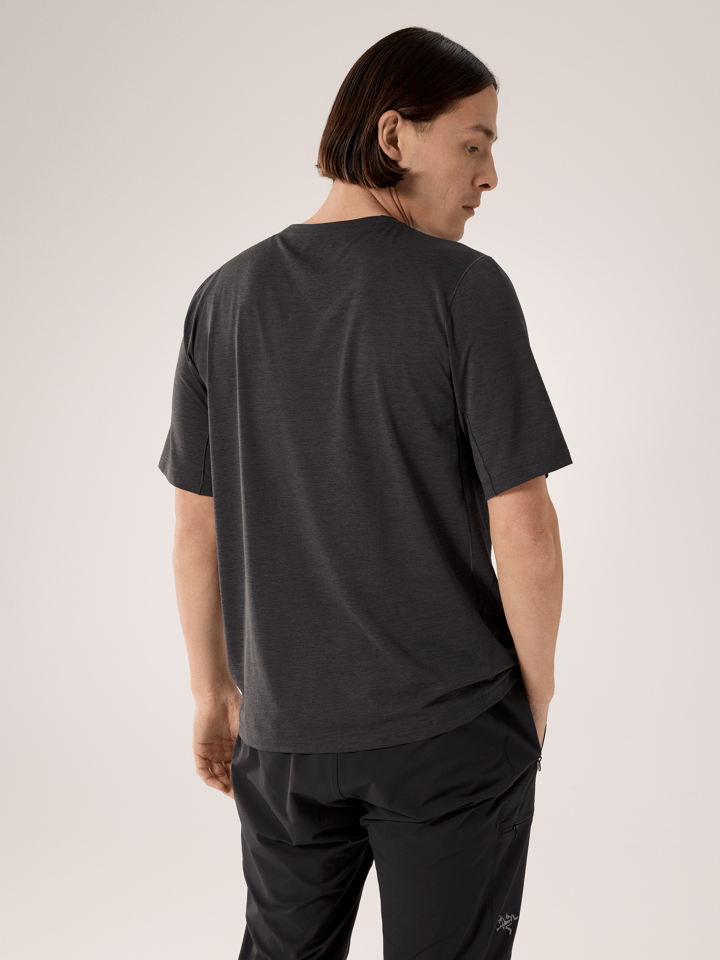 Arc'teryx Men's Cormac Crew Short Sleeve Black Heather Arc'teryx