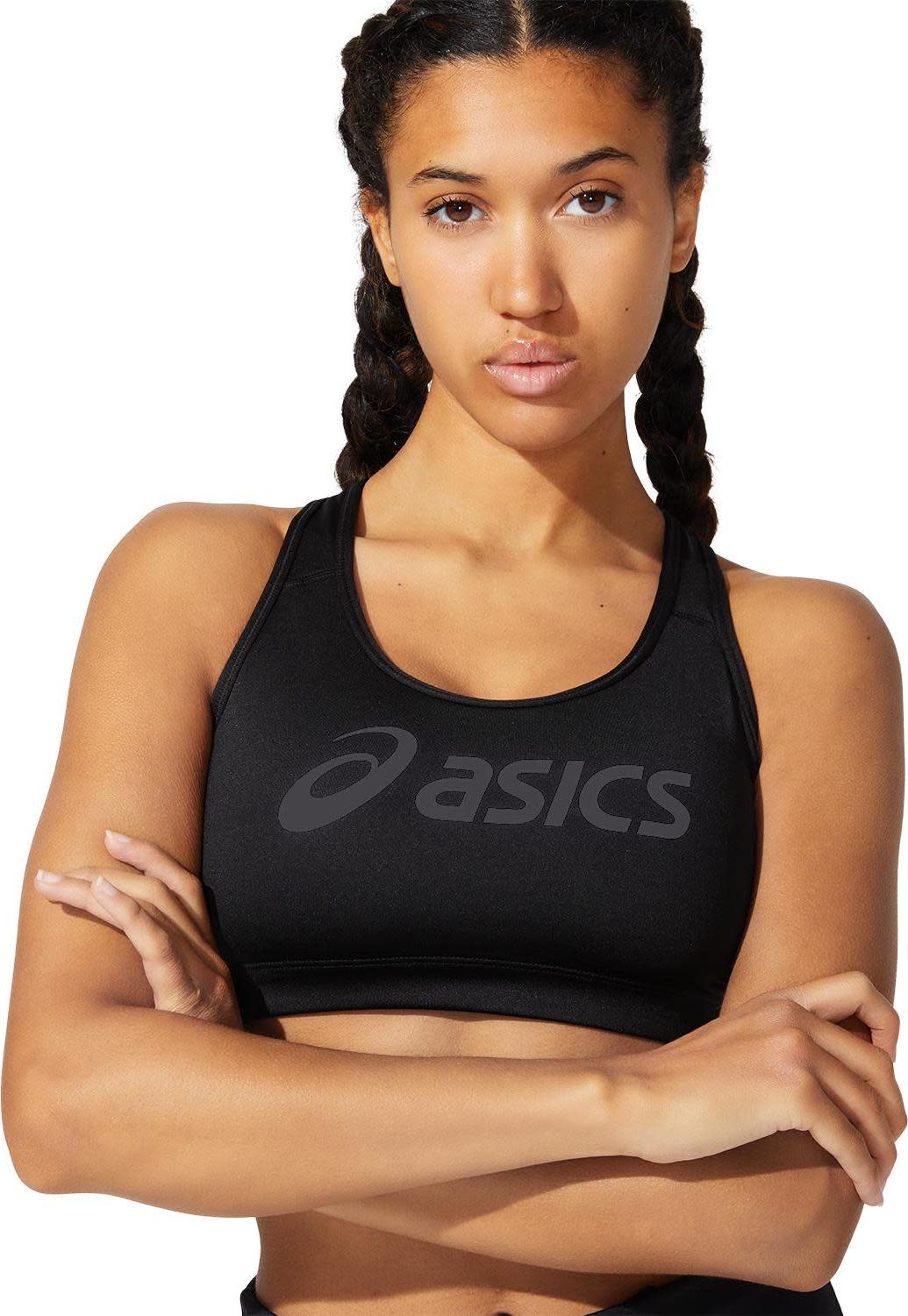Women's Core Asics Logo Bra PERFORMANCE BLACK/PERFORMANCE BLACK