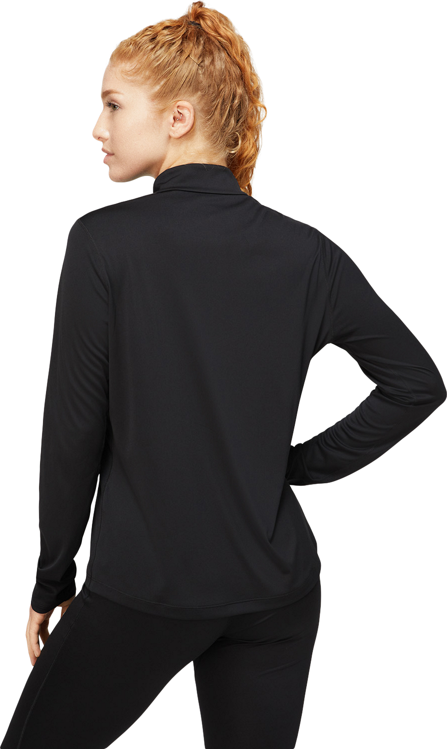 Women's Core Long Sleeve 1/2 Zip Top Performance Black | Buy 