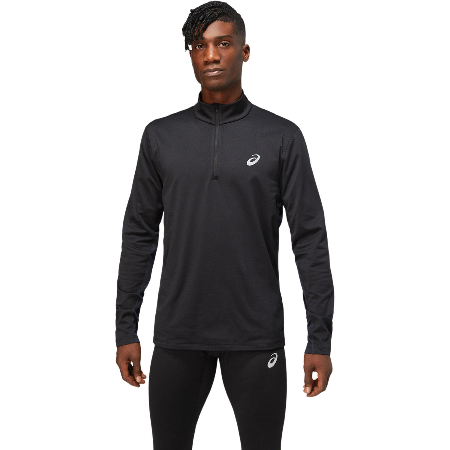 Asics Men’s Core LS 1/2 Zip Winter Top Performance Black