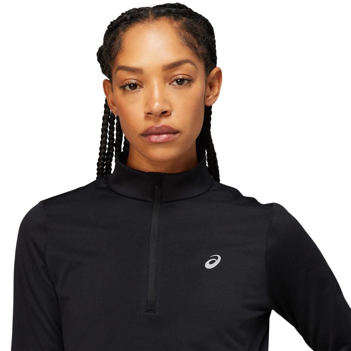 Asics Women's Core LS 1/2 Zip Winter Top Performance Black Asics