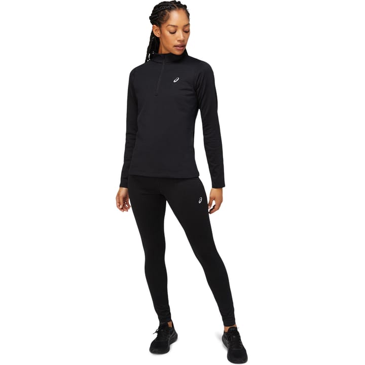 Asics Women's Core LS 1/2 Zip Winter Top Performance Black Asics