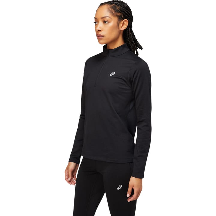 Asics Women's Core LS 1/2 Zip Winter Top Performance Black Asics