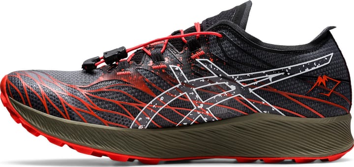 Asics Men's FujiSpeed Black/Cherry Tomato Asics