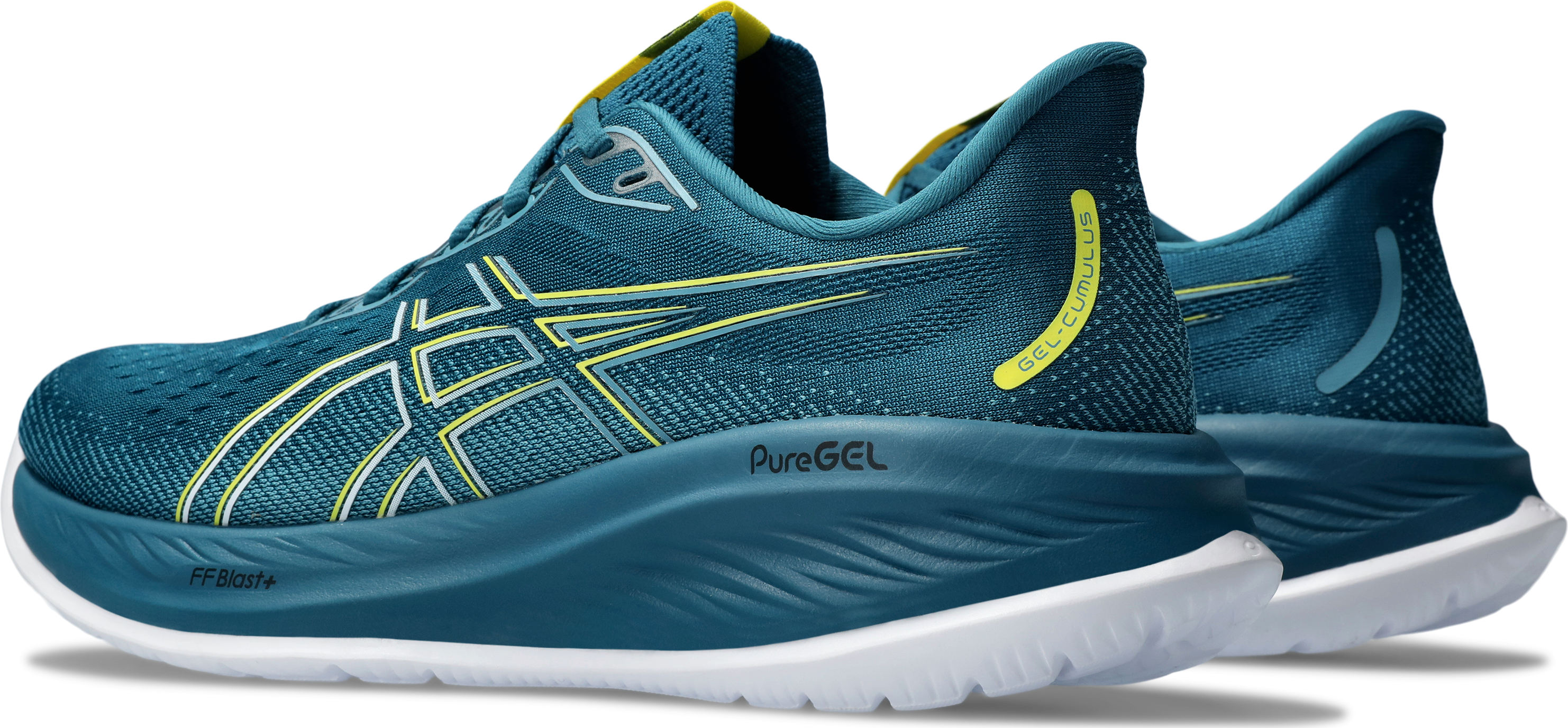 Men's GEL-CUMULUS 26, Evening Teal/Bright Yellow, Running