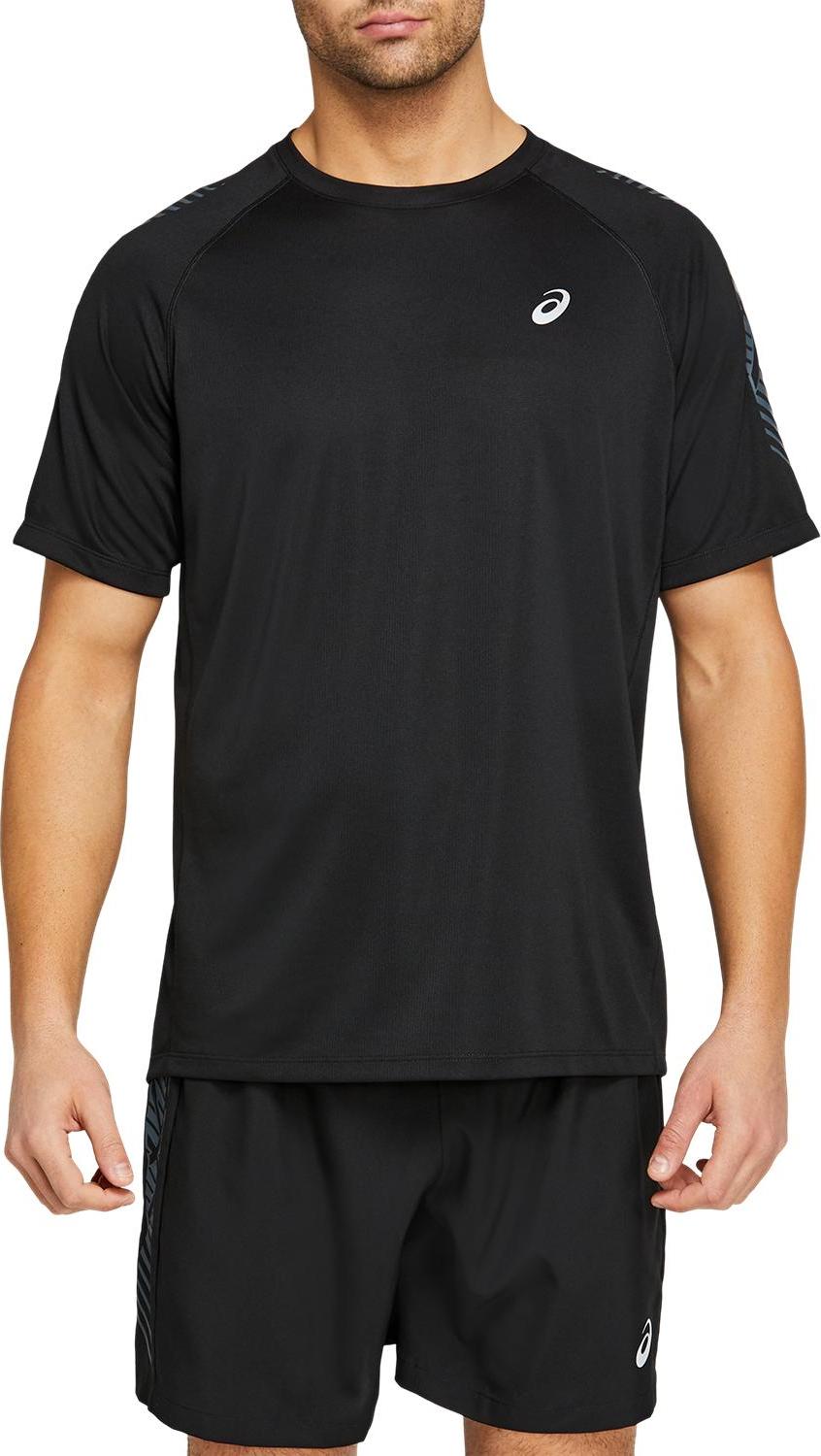 Asics Men’s Icon Short Sleeve Top Performance Black/Carrier Grey