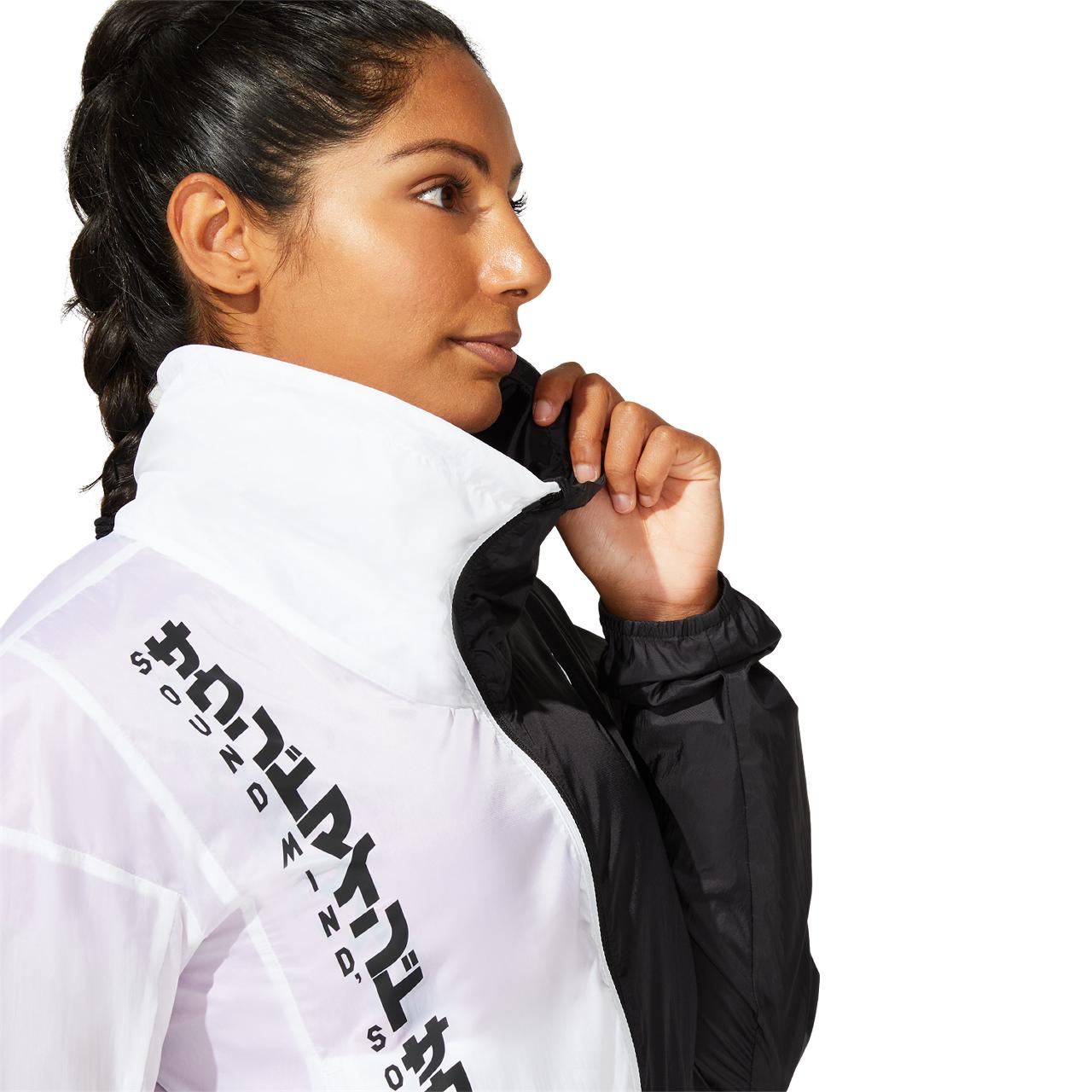 Women's SMSB Run Jacket PERFORMANCE BLACK/BRILLIANT WHITE | Buy 