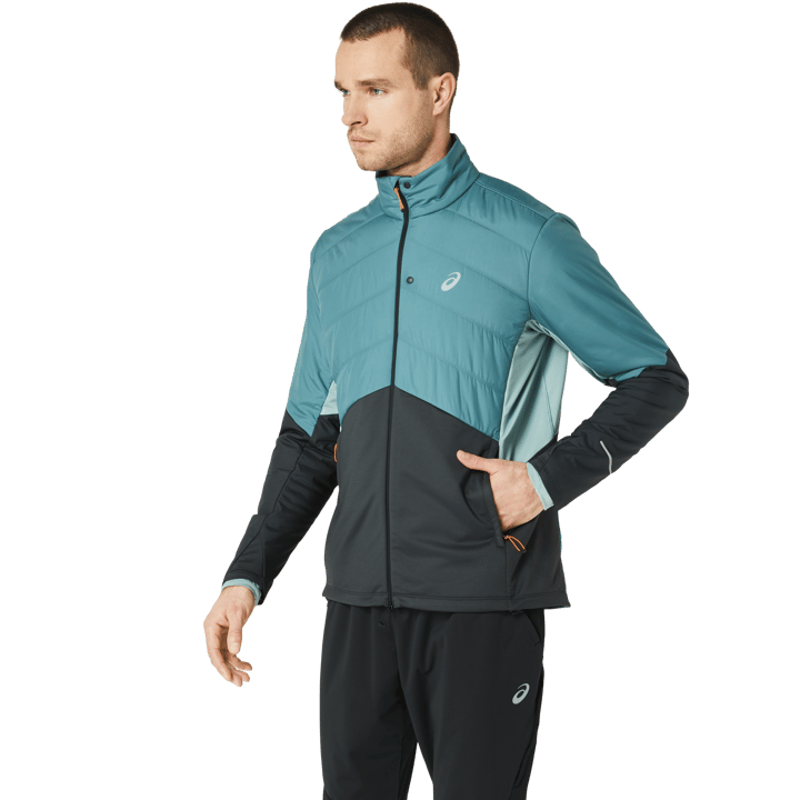 Asics Men's Winter Run Jacket Foggy Teal/Graphite Grey Asics