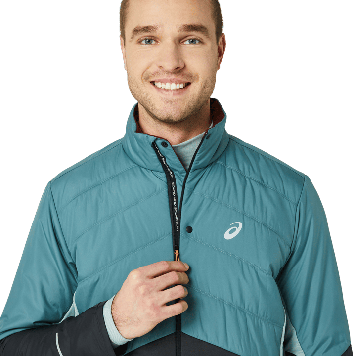 Asics Men's Winter Run Jacket Foggy Teal/Graphite Grey Asics