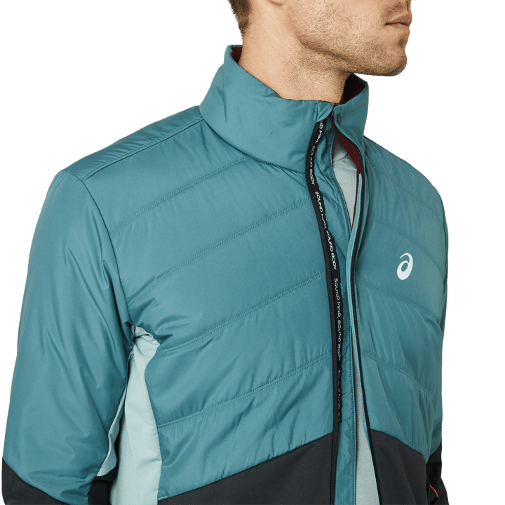 Asics Men's Winter Run Jacket Foggy Teal/Graphite Grey Asics