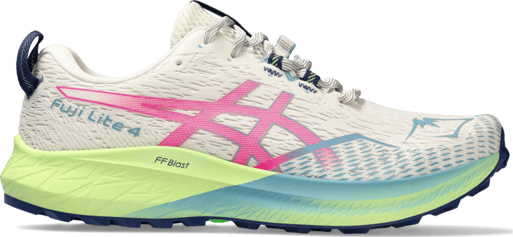 Asics Women's Fuji Lite 4 Birch/Hot Pink Asics