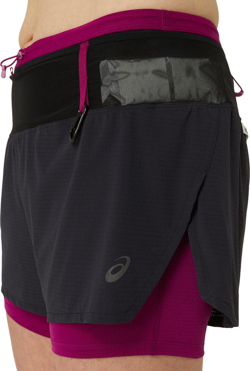 Asics Women s Fujitrail 2 N 1 Short Performance Black Blackberry Buy Asics Women s Fujitrail 2 N 1 Short Performance Black Blackberry here Outnorth