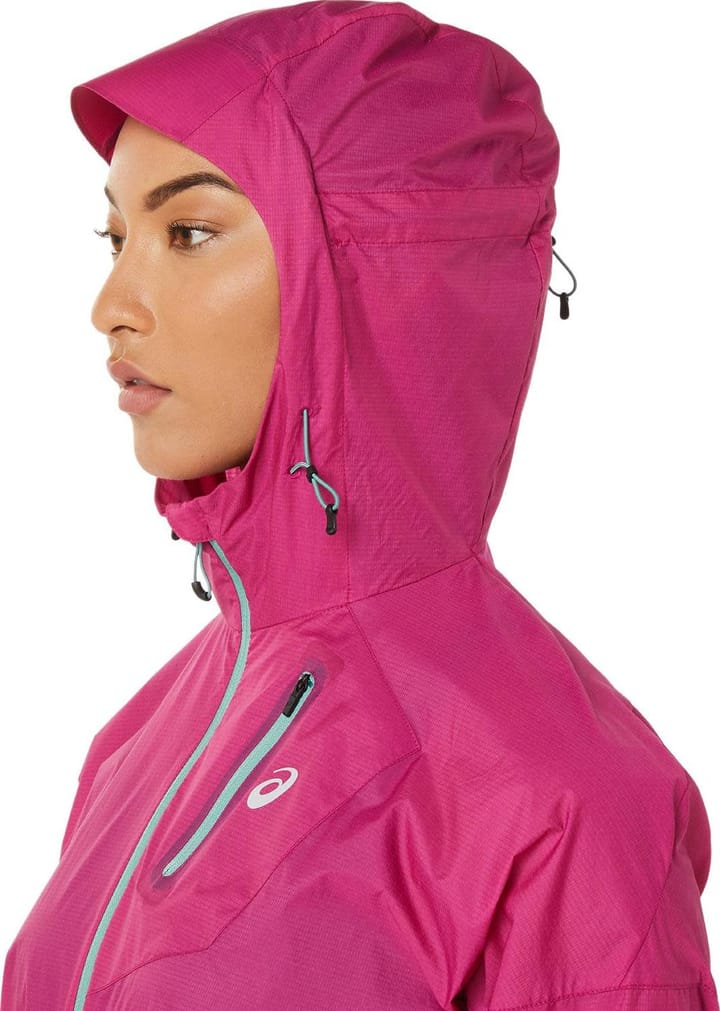 Asics Women's Fujitrail Jacket Fuchsia Red Asics