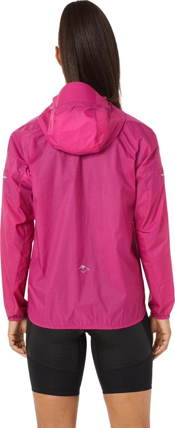 Asics Women's Fujitrail Jacket Fuchsia Red Asics