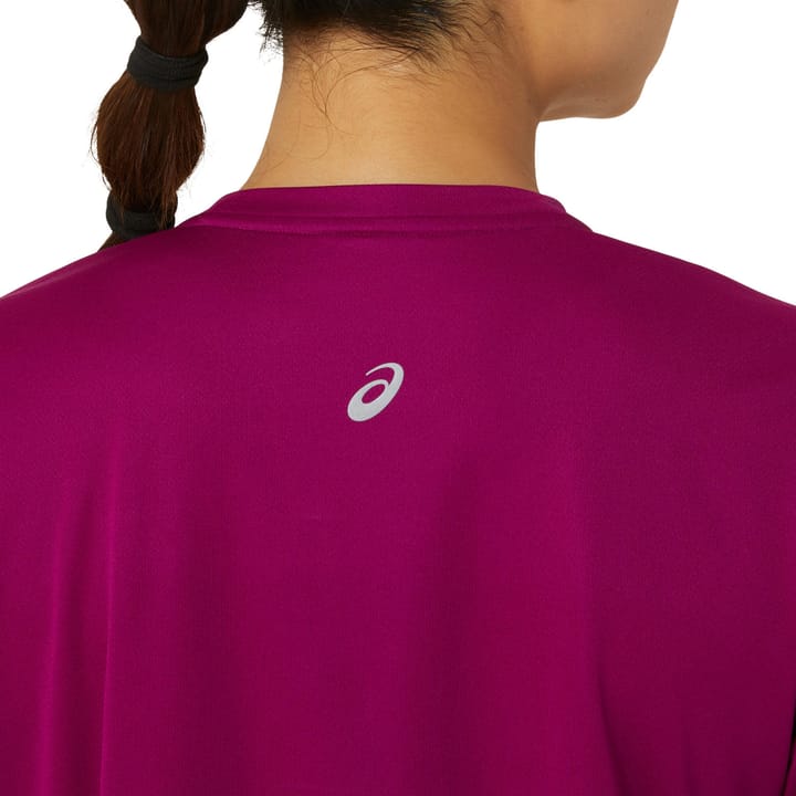 Asics Women's Fujitrail Logo LS Top Blackberry/Birch Asics