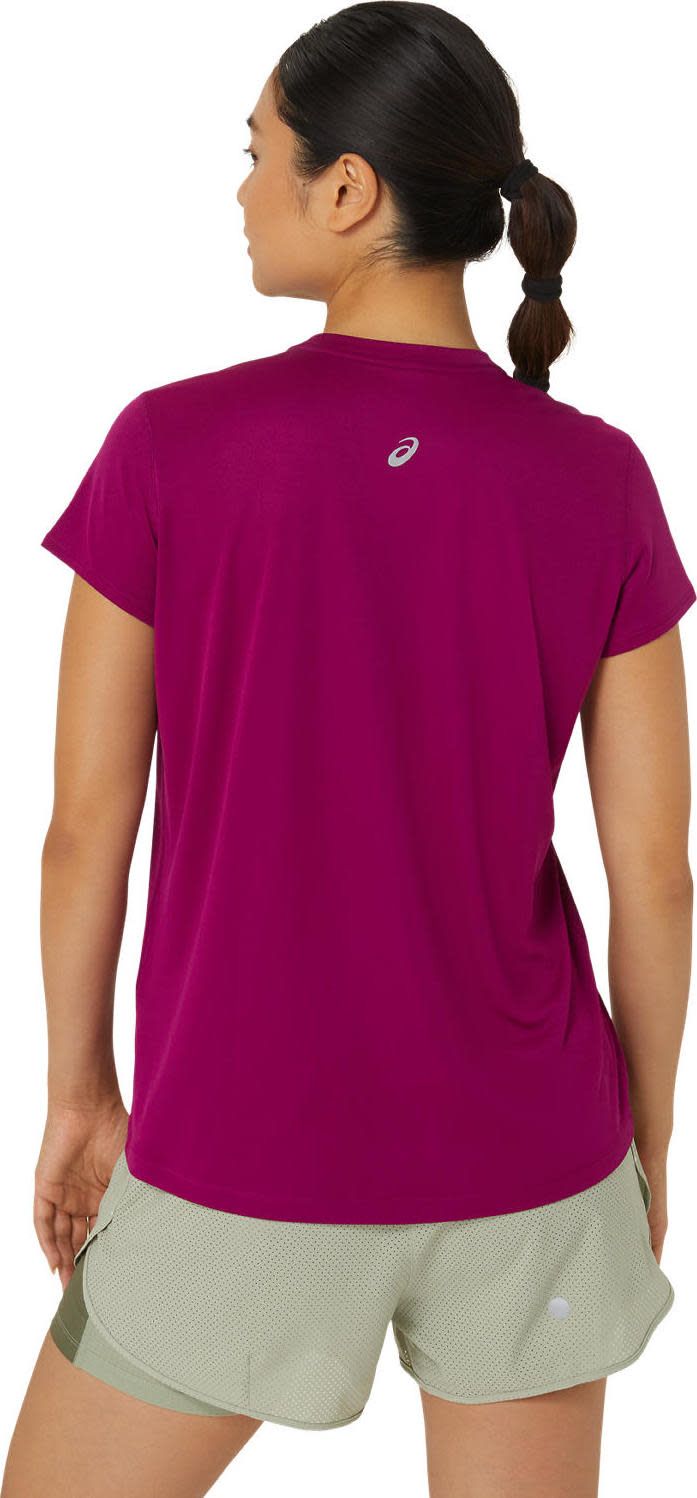 Asics Women's Fujitrail Logo SS Top Blackberry Asics