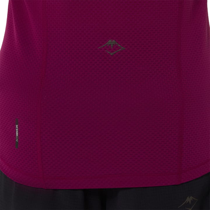 Asics Women's Fujitrail Short Sleeve Top Soft Berry/Blackberry Asics