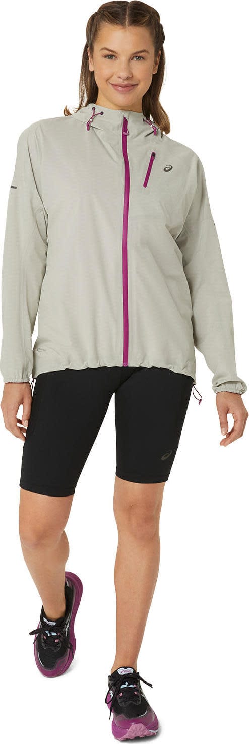 Asics Women's Fujitrail Waterproof Jacket Birch Asics