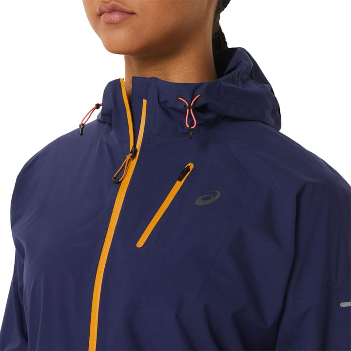 Asics Women's Fujitrail Waterproof Jacket Indigo Blue/Sandstorm Asics