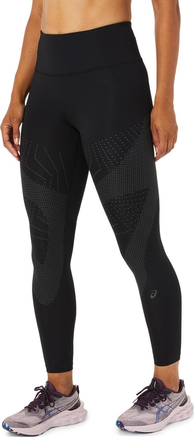 2XU Black/Dotted Black Mid-Rise Compression Tights Women's Size ST