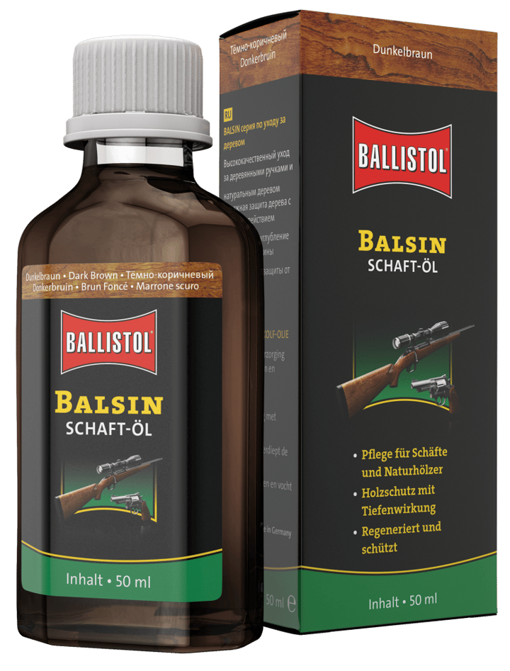 Ballistol Ballistol Balsin 50ml Brun Utsøkt Stokkolje Og Trebeskyttelse Ballistol