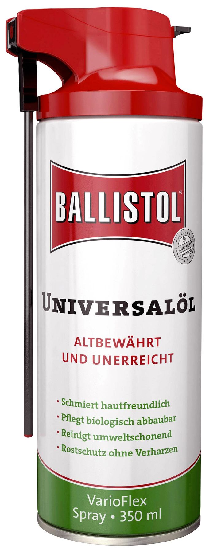 Ballistol Universal Olje 350ml Variflex Fleksibelt Spray Munnstykke Ballistol