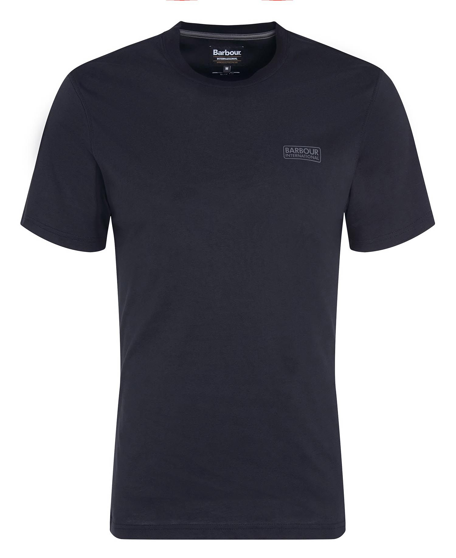 Barbour Men’s Barbour International Small Logo Tee Black/Pewter