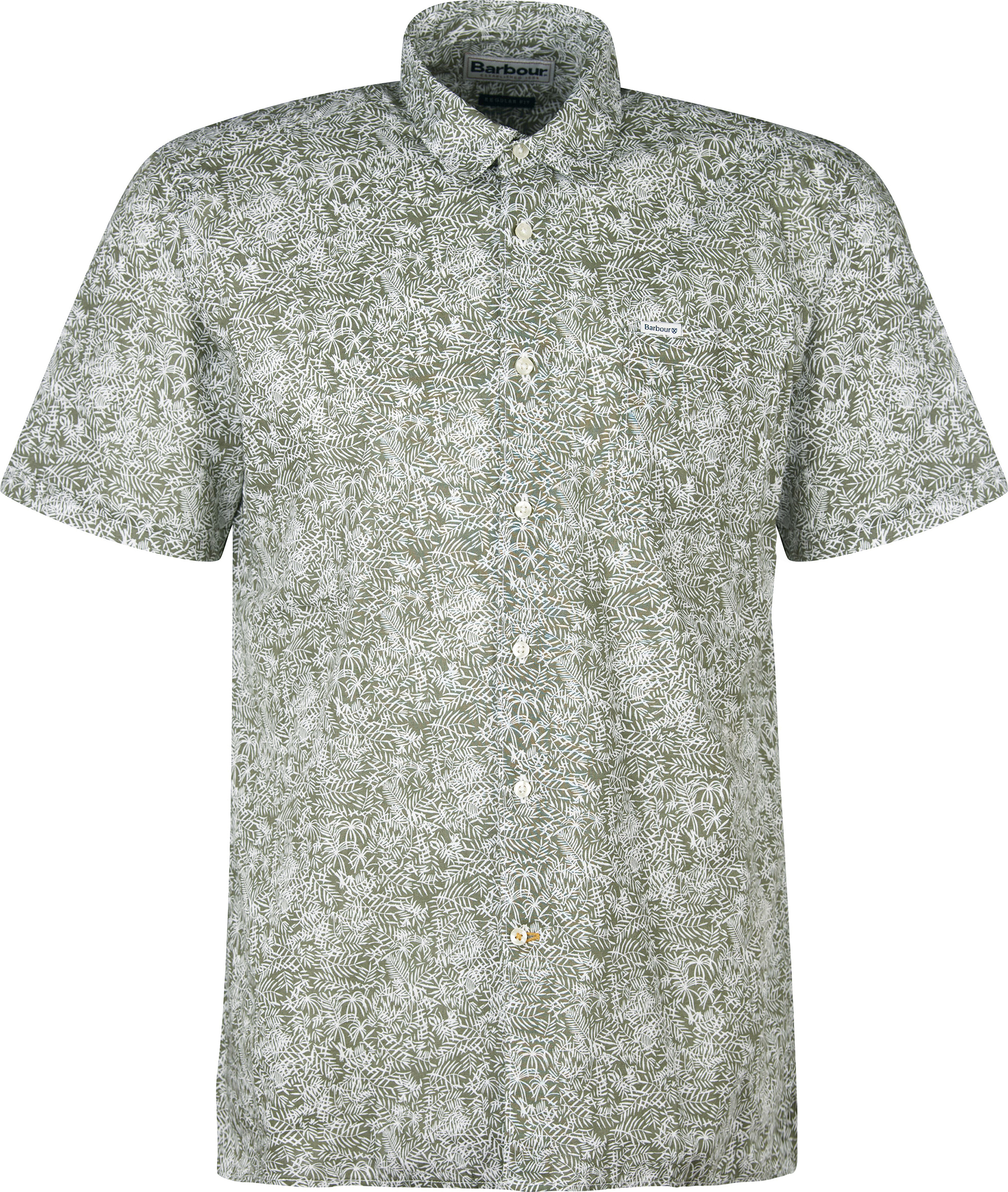 Barbour Men’s Braithwaite Shortsleeve Summer Shirt Dusty Olive