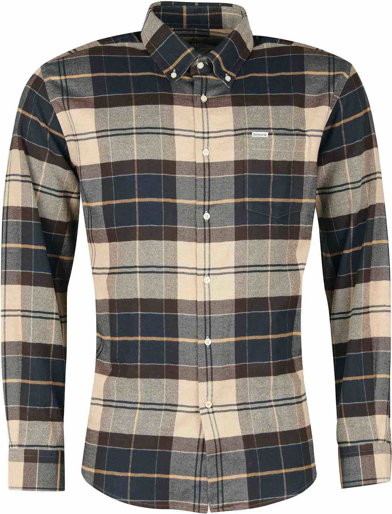 Barbour Men’s Barbour Hogside Tartan Regular Shirt Autumn Dress