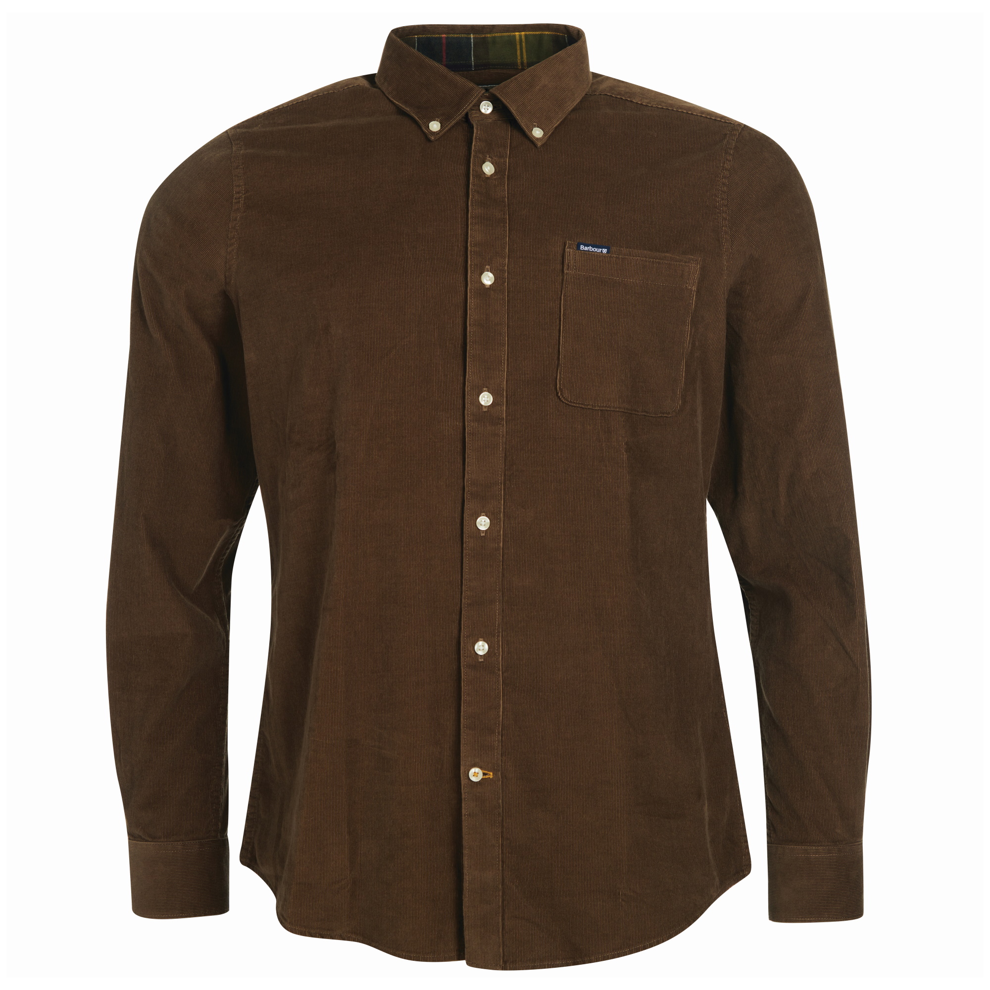 Barbour Men’s Ramsey Tailored Shirt Brown