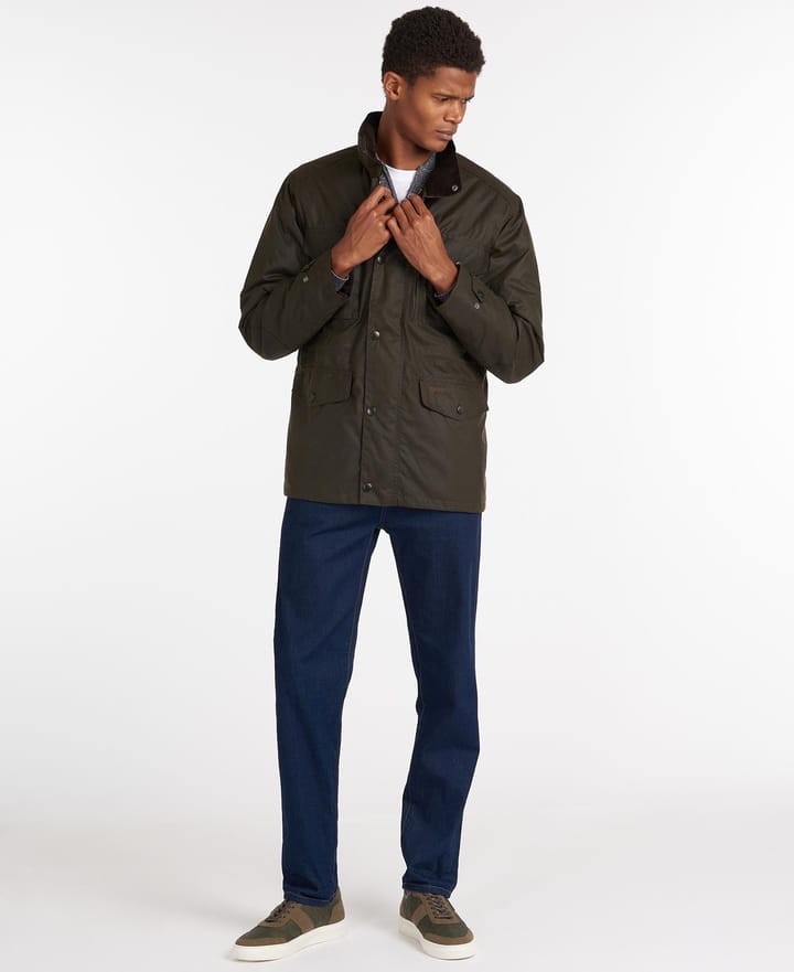 Barbour Men's Barbour Sapper Wax Jacket Olive Barbour