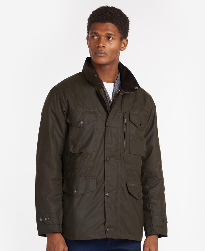 Barbour Men's Barbour Sapper Wax Jacket Olive Barbour