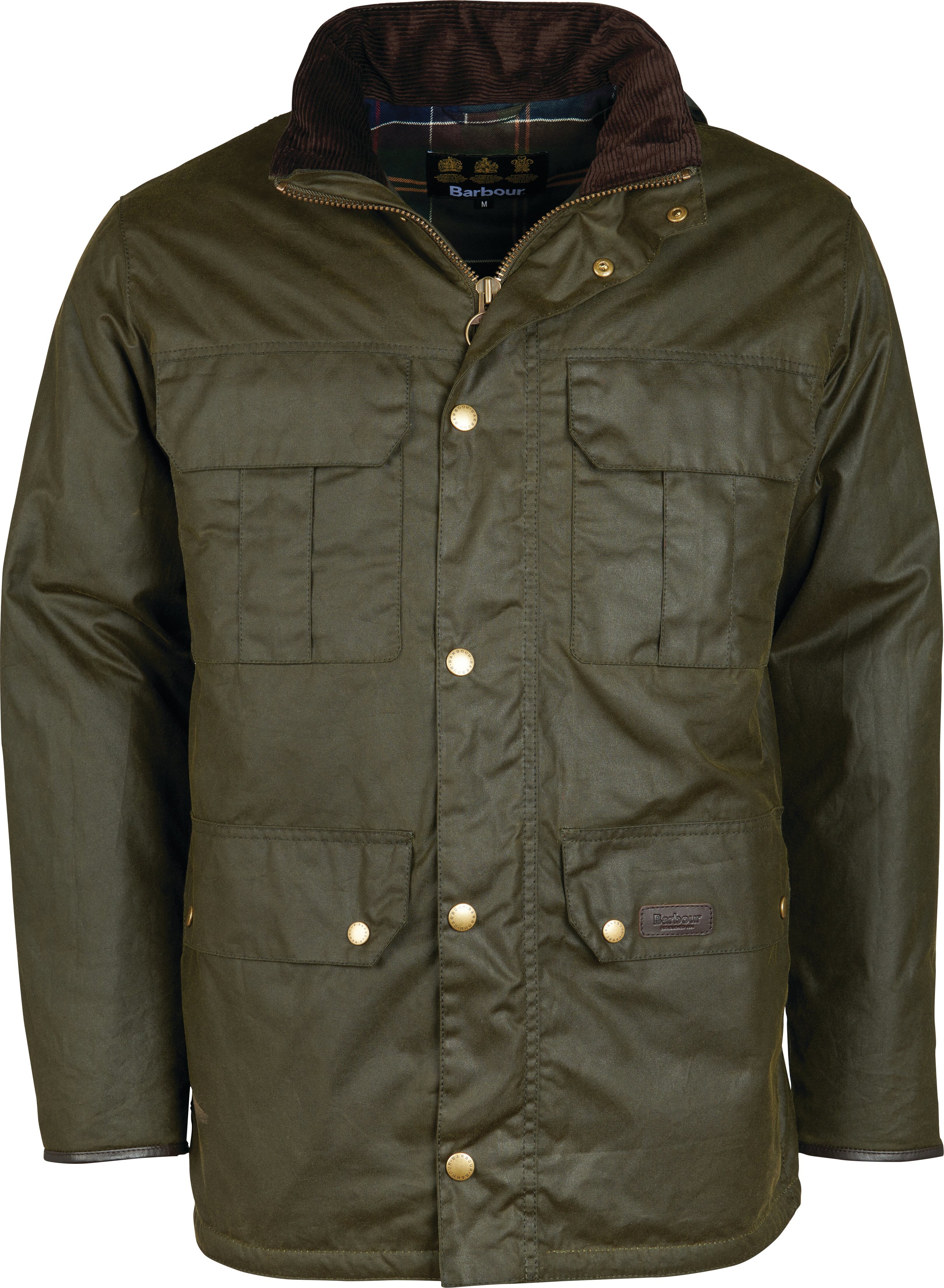 Barbour Men’s Malcolm Wax Jacket Archive Olive