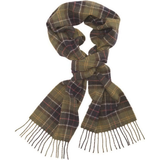 Barbour Unisex Tartan Lambswool Scarf Classic