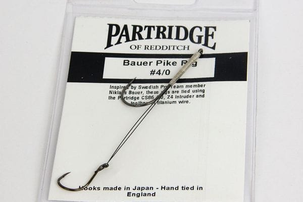 Partridge Partridge Bauer Pike Rig Ferdig Rigg Til Gjeddetubefluer Partridge