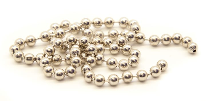 Veniard Bead Chain Eyes Silver Veniard