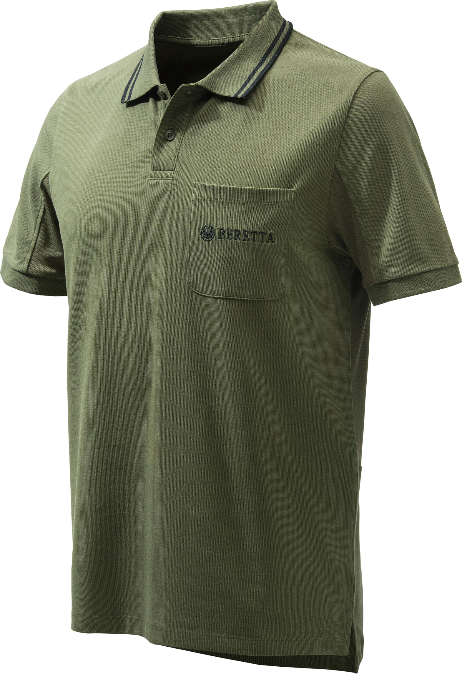 Beretta Men’s Airmesh Polo Ss Green